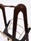Mid-Century Magazine Rack in Mahogany and Brass by Cesare Lacca for Cesare Lacca, 1950s 20