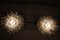 Lámparas de araña italianas Mid-Century de cristal y acrílico, años 60. Juego de 2, Imagen 7