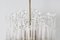 Mid-Century Italian Crystal Glass and Acrylic Chandeliers, 1960s, Set of 2 15