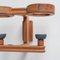 Mid-Century French Wall Light in Oak by Guillerme & Chambron 5