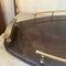 Italian Brass and Lacquered Goatskin Serving Tray by Aldo Tura, 1950s, Image 6