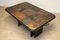 Brutalistic Liftable Coffee Table in Slate and Wood, 1970 20