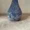 Modern Blue and White Scavo Murano Glass Vase, 1970s 6