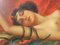 R Frenès, Cleopatra, siglo XX, años 20, óleo sobre lienzo, Imagen 13