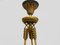 Lámpara de araña estilo Imperio de bronce dorado y chapa verde, años 20, Imagen 6