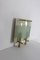 Vintage Italian Lamp in Glass and Brass, 1950 4