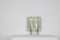 Italienische Vintage Lampe aus Glas & Messing, 1950 2