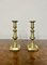 Antique Victorian Brass Candlesticks, 1860s, Set of 2 1