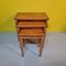 Walnut Veneer Nesting Tables, 1970s, Set of 3 1