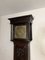 Antique George III Carved Oak Long Case Clock, 1800s 8