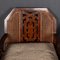 Victorian Sofa and Amchairs in Bergere and Dappled Walnut, 1890s, Set of 3, Image 25