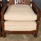 Victorian Sofa and Amchairs in Bergere and Dappled Walnut, 1890s, Set of 3, Image 23