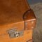 English Leather Trunk on Metal Stand, 1910s 10