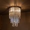 Italian Chandeliers by Paolo Venini for Venini, Murano, Venice, 1970s, Set of 2, Image 4