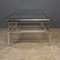 White Metal and Glass Vitrine Coffee Table, 1970s, Image 7