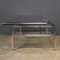 White Metal and Glass Vitrine Coffee Table, 1970s, Image 8