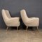 Italian Armchairs in Cream Bouclé, 1950s, Set of 2 6