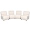 Lounge Chairs in Cream Bouclé, 1980, Set of 4 1
