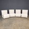 Lounge Chairs in Cream Bouclé, 1980, Set of 4, Image 2
