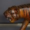 Tigres en Cuir Peint, Asie, 20ème Siècle, Set de 2 36