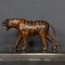 Asian Painted Leather Tigers, 20th Century, Set of 2 3