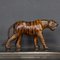 Asian Painted Leather Tigers, 20th Century, Set of 2 5