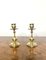 Arts and Crafts Brass Candlesticks, 1910s, Set of 2 4