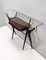 Vintage Ebonized Beech and Glass Console Table, 1950s, Image 11