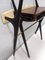 Vintage Ebonized Beech and Glass Console Table, 1950s, Image 17