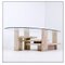 Mid-Century Modern Glass and Travertine Coffee Table by Willy Ballez, 1970s 4