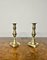 Antique Victorian Brass Candlesticks, 1860s, Set of 2 2