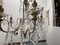 Large Brass and Crystal Chandelier, 1950s 11