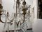 Large Brass and Crystal Chandelier, 1950s, Image 11