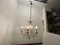 Large Brass and Crystal Chandelier, 1950s 13