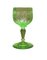 Crystal Sherry Glass with Green Maria Theresia Decor by Stefan Rath for Josef Lobmeyr, Austria, 1910s, Set of 6 12