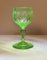 Crystal Sherry Glass with Green Maria Theresia Decor by Stefan Rath for Josef Lobmeyr, Austria, 1910s, Set of 6, Image 9