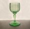 Crystal Sherry Glass with Green Maria Theresia Decor by Stefan Rath for Josef Lobmeyr, Austria, 1910s, Set of 6 8