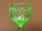 Crystal Sherry Glass with Green Maria Theresia Decor by Stefan Rath for Josef Lobmeyr, Austria, 1910s, Set of 6 10