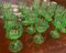 Copas de vino de Jerez con decoración Maria Theresia en verde de Stefan Rath para Josef Lobmeyr, Austria, años 10. Juego de 12, Imagen 4