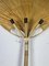 Lámpara de pie Uchiwa grande de bambú, años 70, Imagen 8