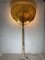 Lámpara de pie Uchiwa grande de bambú, años 70, Imagen 5