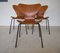 Model 3107 Dining Chairs in Teak by Arne Jacobsen for Fritz Hansen, Set of 3, Image 4