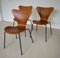 Model 3107 Dining Chairs in Teak by Arne Jacobsen for Fritz Hansen, Set of 3 5