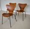 Model 3107 Dining Chairs in Teak by Arne Jacobsen for Fritz Hansen, Set of 3, Image 5