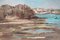 Margaret Morcom, Impressionist Landscape Cornwall, St Mawes Low Tide, 1960s, Oil on Board 4