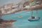 Margaret Morcom, Paesaggio impressionista in Cornovaglia, St Mawes Low Tide, anni '60, Olio su tavola, Immagine 5