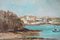Margaret Morcom, Impressionist Landscape Cornwall, St Mawes Low Tide, 1960s, Oil on Board 2