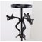 Wrought Iron Candlestick with Dragon Decoration, 1950s 2