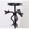 Wrought Iron Candlestick with Dragon Decoration, 1950s, Image 2