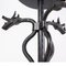Wrought Iron Candlestick with Dragon Decoration, 1950s 10